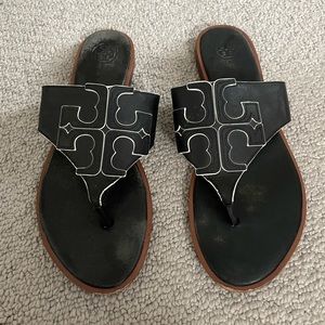 Black Tory Burch Sandals Size 9